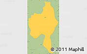 Savanna Style Simple Map of Itaberai