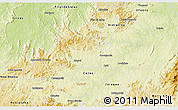 Physical 3D Map of Itapaci