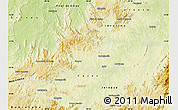 Physical Map of Itapaci