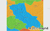 Political 3D Map of Jatai