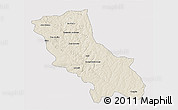 Shaded Relief 3D Map of Jatai, cropped outside