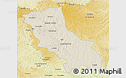 Shaded Relief 3D Map of Jatai, physical outside