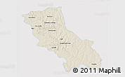 Shaded Relief 3D Map of Jatai, single color outside