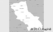Gray Simple Map of Jatai