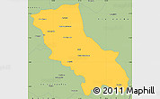 Savanna Style Simple Map of Jatai