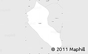 Silver Style Simple Map of Mairipotaba