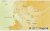 Physical 3D Map of Mambai