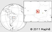 Blank Location Map of Montes Claros G
