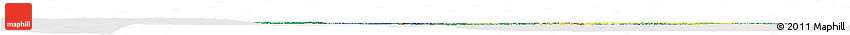 Flag Horizon Map of Brazil, flag centered Flag Horizon Map of Brazil, flag centered