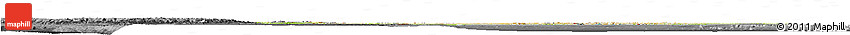 Physical Horizon Map of Brazil, darken, desaturated