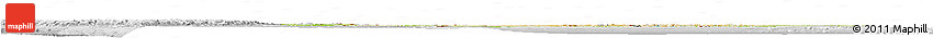 Physical Horizon Map of Brazil, lighten, desaturated