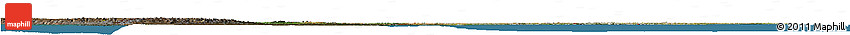Satellite Horizon Map of Brazil, darken, land only