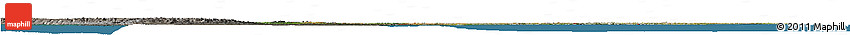 Satellite Horizon Map of Brazil, darken, semi-desaturated, land only