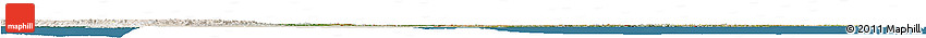 Satellite Horizon Map of Brazil, lighten, land only