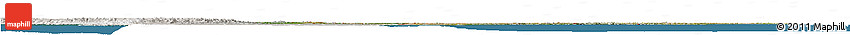 Satellite Horizon Map of Brazil, lighten, semi-desaturated, land only