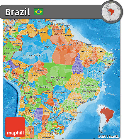 Political Map of Brazil