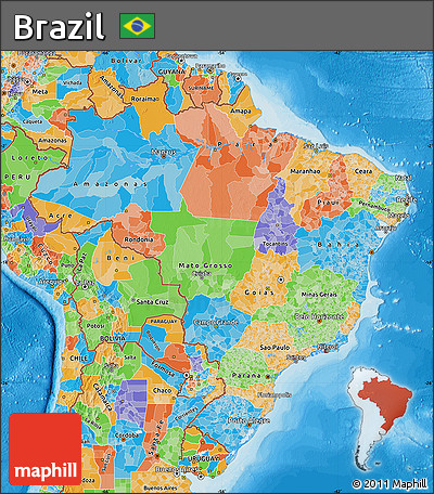 Political Map of Brazil