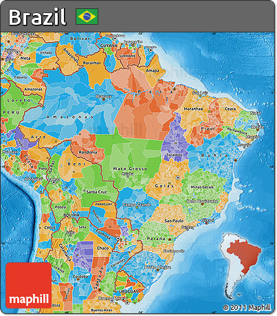 Political Map of Brazil