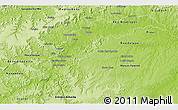 Physical 3D Map of Maranhao/piaui