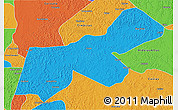 Political 3D Map of Codo