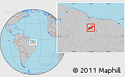 Gray Location Map of Codo