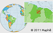 Political Location Map of Codo