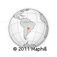 Outline Map of Guia Lopes De La