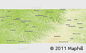 Physical Panoramic Map of Guia Lopes de La