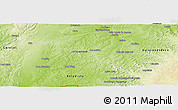 Physical Panoramic Map of Jardim