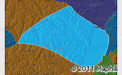 Political Map of Navirai, darken