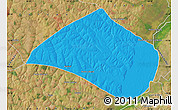 Political Map of Navirai, satellite outside