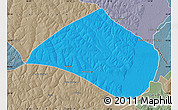 Political Map of Navirai, semi-desaturated