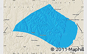 Political Map of Navirai, shaded relief outside