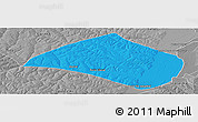 Political Panoramic Map of Navirai, desaturated