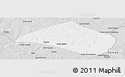 Silver Style Panoramic Map of Navirai