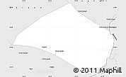 Silver Style Simple Map of Navirai