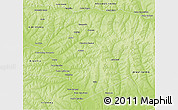 Physical 3D Map of Nova Andradina