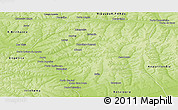 Physical Panoramic Map of Nova Andradina
