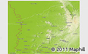 Physical Panoramic Map of P. Murtinho