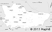Silver Style Simple Map of R. Brilhante