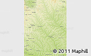 Physical 3D Map of Ribas do R.PARdo