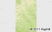 Physical Map of Ribas do R.PARdo