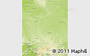 Physical 3D Map of Chapada Dos G.