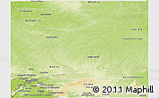 Physical Panoramic Map of Chapada Dos G.