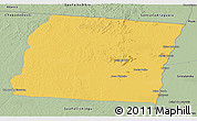 Savanna Style 3D Map of Luciara