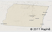 Shaded Relief 3D Map of Luciara, lighten