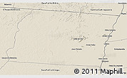 Shaded Relief 3D Map of Luciara