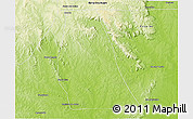 Physical 3D Map of Mirassol do O.