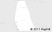 Silver Style Simple Map of Mirassol do O.