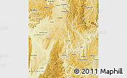 Physical Map of Bocaiuva